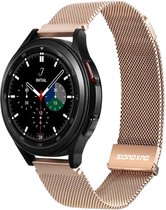 Dux Ducis Milanese Staal Universeel Horloge Bandje / Smartwatch Bandje 20MM Goud