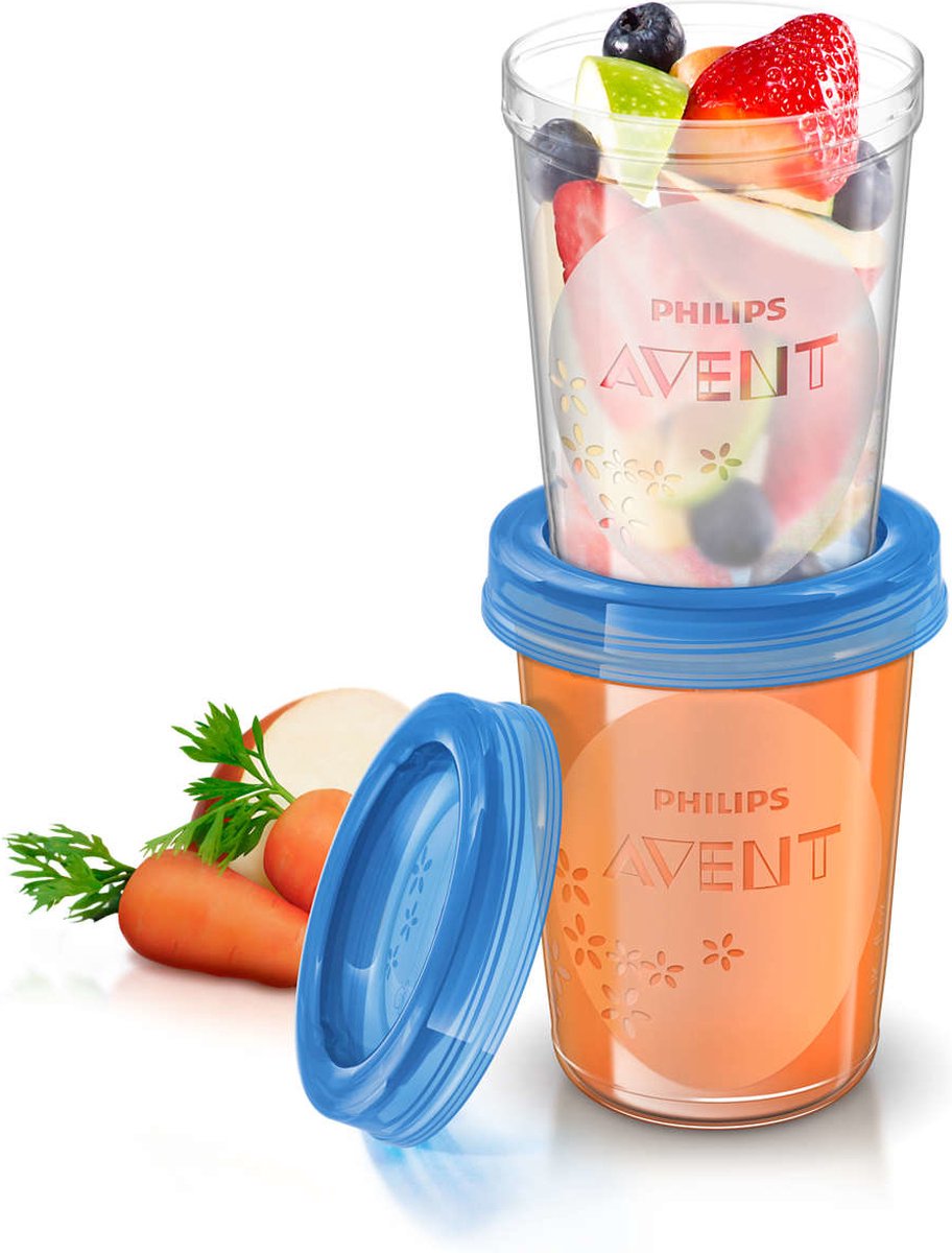 Philips Avent SCF639/05 Bewaarbekers voor voeding - 5 Stuks