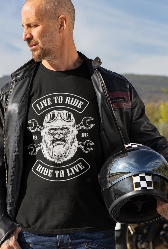 T-Shirt Biker homme