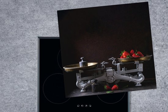 KitchenYeah® Inductie beschermer 78x78 cm - Keukengerei - Fruit - Koken - Kookplaataccessoires - Afdekplaat voor kookplaat - Inductiebeschermer - Inductiemat - Inductieplaat mat