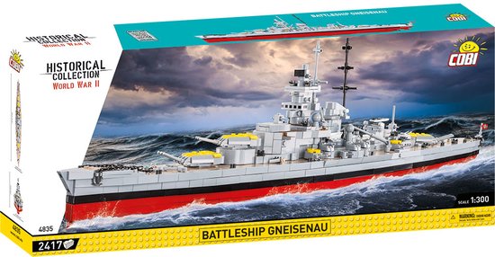 COBI 4835, Battleship Gneisenau - Snoopy's Brick Shop