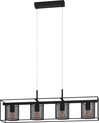 EGLO Catterick Hanglamp - E27 - 91 cm - Zwart