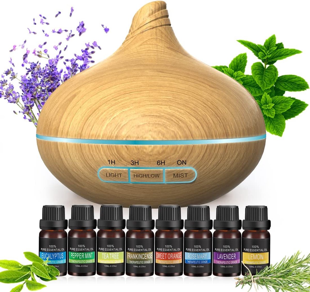 Goedkoopste Aroma Diffuser - luchtreiniger voor grote ruimtes |Luxe wellness cadeau | Relax accessoires – Geurverspreider