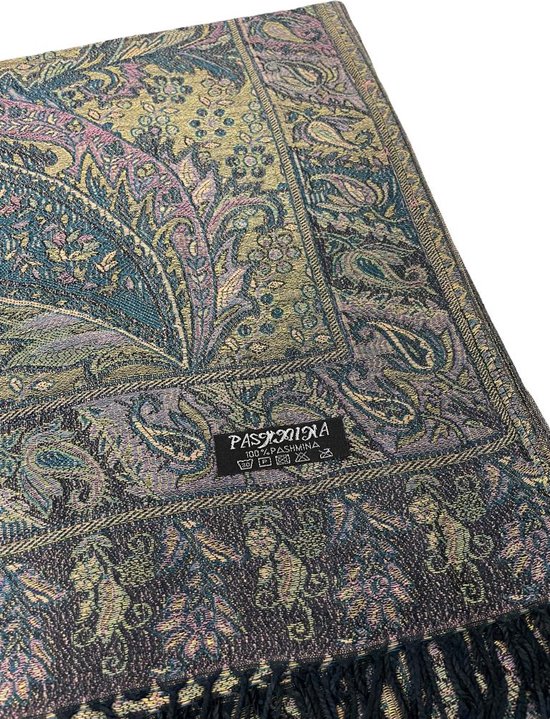 Lorenzo Cana Pashmina damessjaal omslagdoek 100% kasjmier kasjmier