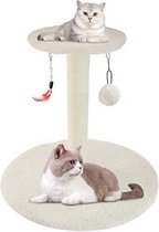Klimboom voor katten, Klein kattenkrabpaal Klimboom met lange tunnel Klimboom Speelgoedkrabpaal met sisal krabpalen voor spelende, slapende en ontspannende katten