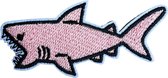 Haai strijk embleem - patch - patches - stof & strijk applicatie