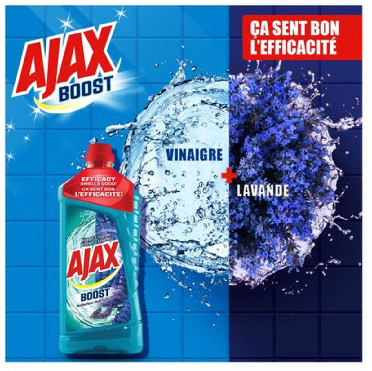 AJAX Nettoyant ménager multi surfaces anti calcaire 500ml 