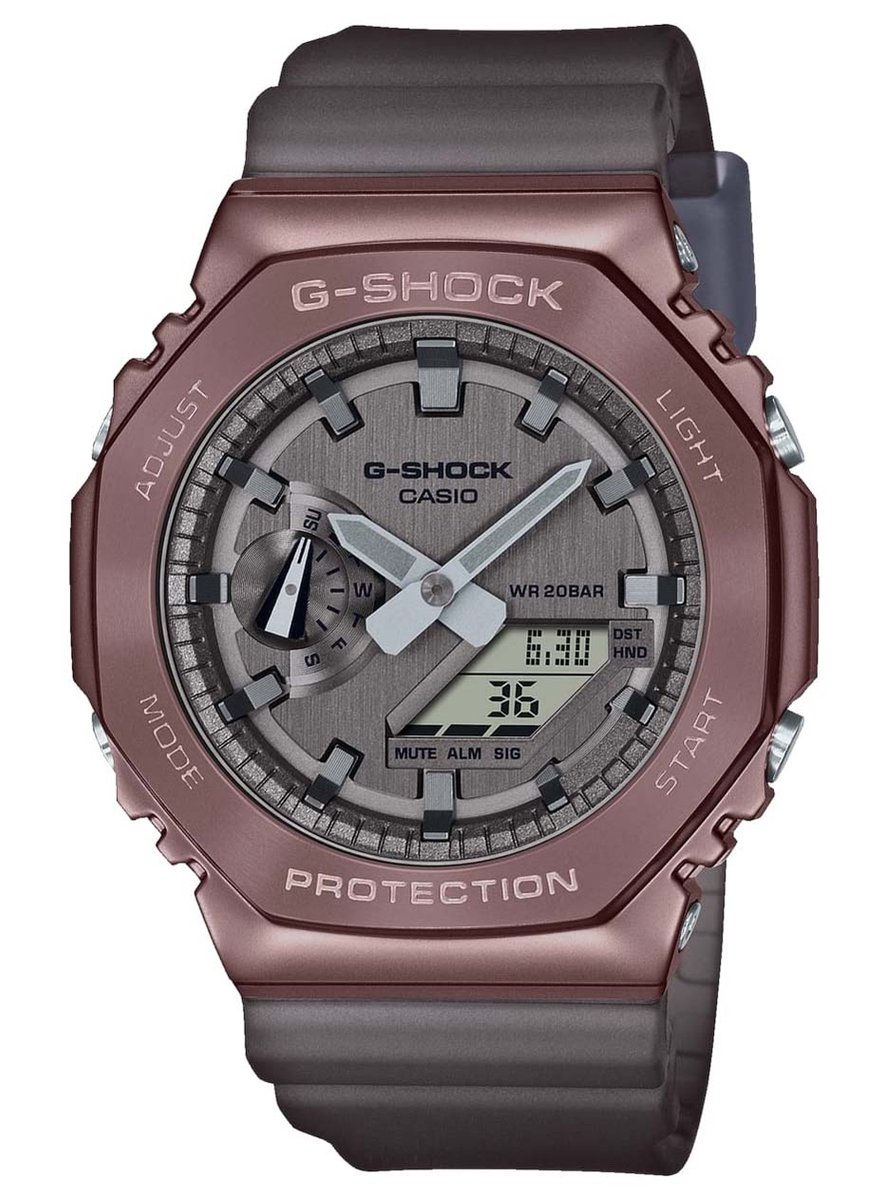 Casio G-Shock GM-2100MF-5AER Horloge - Kunststof - Bruin - Ø 44 mm