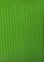 100 Ribbelkarton Vellen - Licht Groen - 35 x 50cm