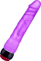 Vibrator Dildo 22 cm EIS | Sexspeeltje vrouw met vibratie sterk stil | Toy XXL voor haar | Realistische vibrator met adering | Natuurlijke dildo dames met nop ring