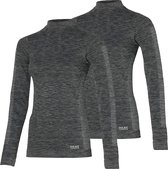 Heatkeeper thermo premium dames shirt 2-pack - Zwart - L