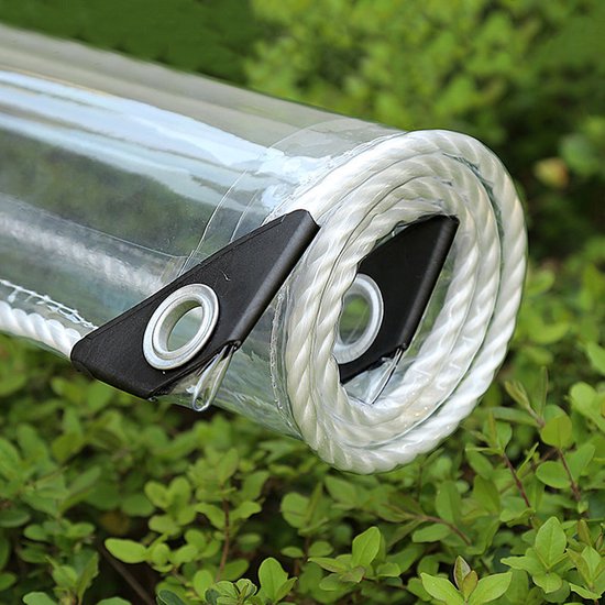 NIANXINN Buiten Afdekzeil,Waterdicht PVC Transparant Dekzeil