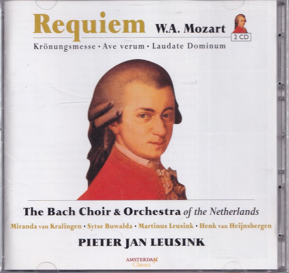 Requiem Mozart The Bach Orchestra of the Netherlands o.l.v. Pieter Jan Leusink,...