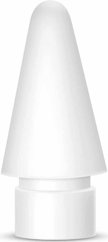 1 stuk - Vervangende pencil punt geschikt voor Apple Pencil 1/2 - Siliconen Tips - Replacement Tip - Wit