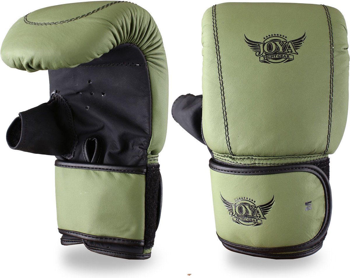 Joya Title Zakhandschoenen - Leer - Groen (Beschikbaar in verschillende maten)