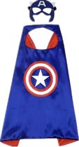 Captain America Verkleedpak - Verkleedkleren - Cape en Masker - Verkleedkleding Jongen - Verkleedkleren Kind - Meisje -Verkleedpak Kinderen - Marvel Avengers - Halloween kostuum - Superhelden Kostuum - Carnaval