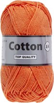 Lammy Yarns Cotton eight 8/4 - 5 bollen van 50 gram - oranje (028) - dun katoen garen