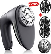 Kias® Elektrische Ontpluizer – Ontpluizer Voor Kleding – Pluizendief – Draadloos en Oplaadbaar - Incl. 3 Extra Opzetstukken