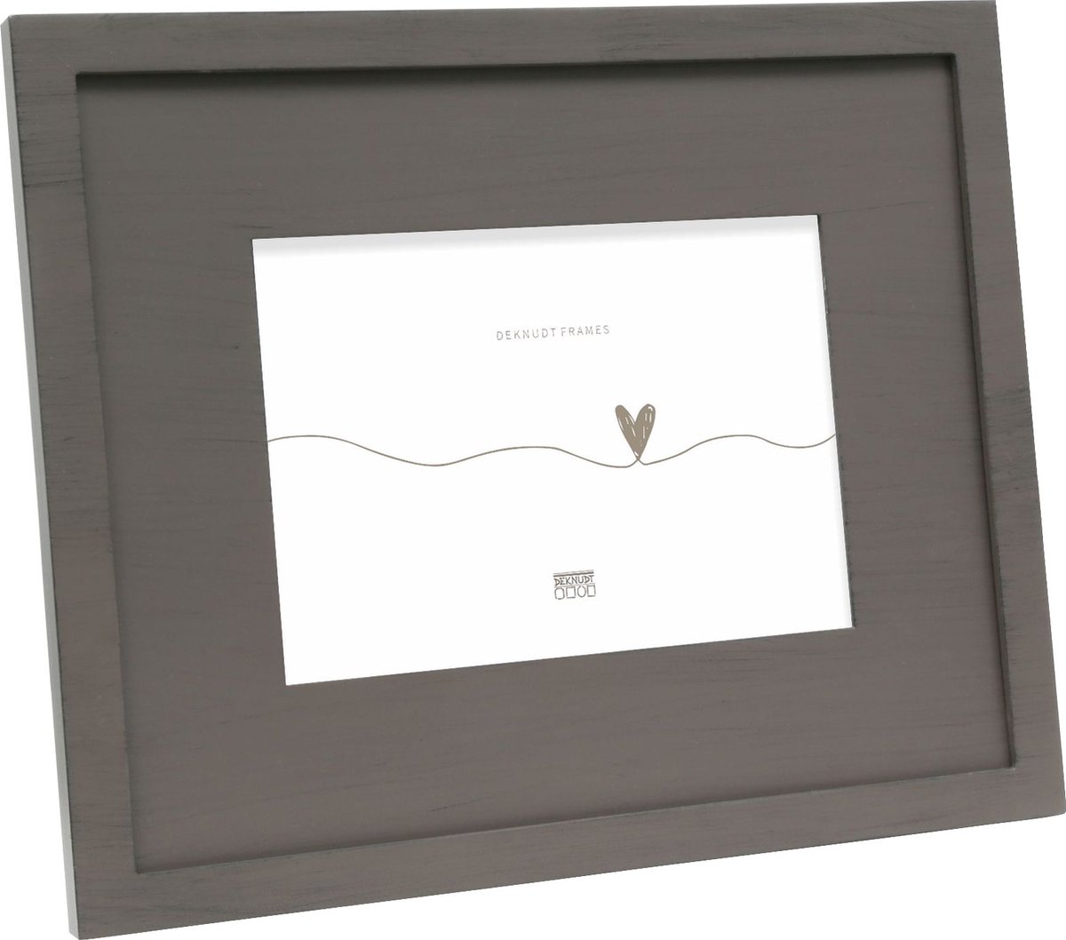 Deknudt Frames fotolijst S67KS9 P1 - taupe - passe-partout - 13x18 cm