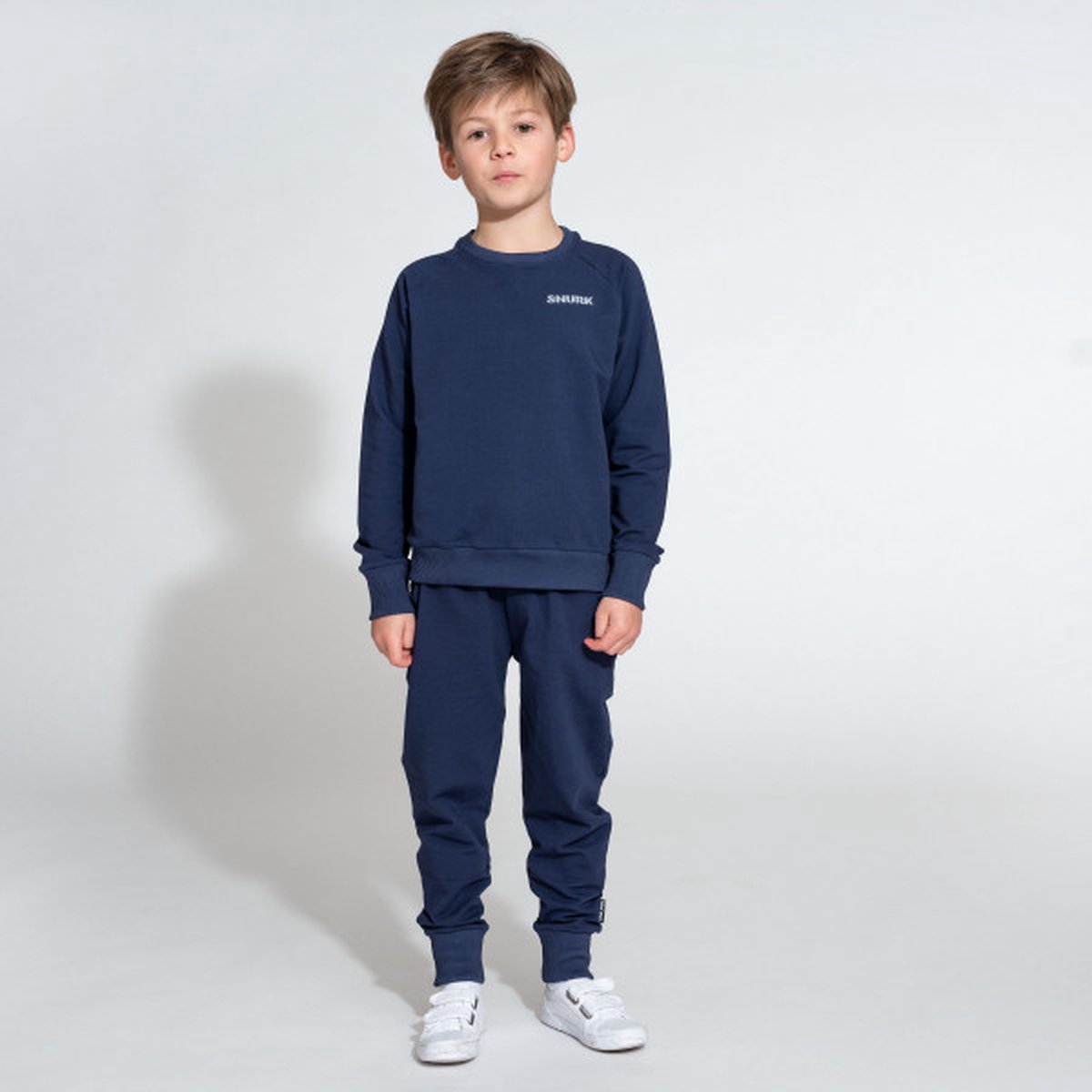 Snurk Sweater en broek kinderen – Uni Navy - maat 116