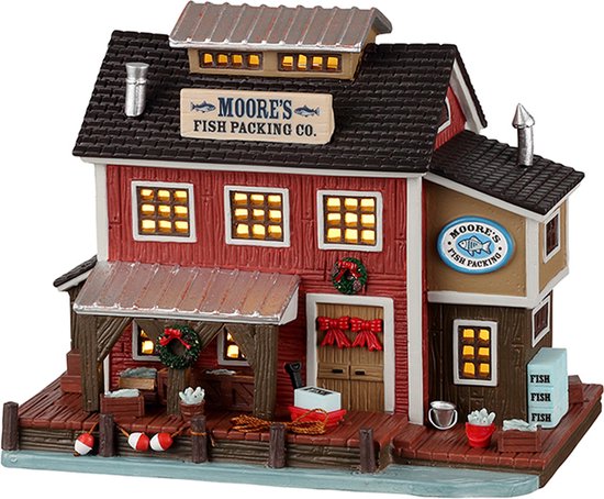Lemax - Moore's Fish Packing Co. - Kersthuisjes & Kerstdorpen