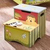 Opvouwbare Opberg Poef - Hocker – Bench – Bench with Storage space - Zitkist – Woonkamer accessoires   ‎35,56 x 35,56 x 32 cm