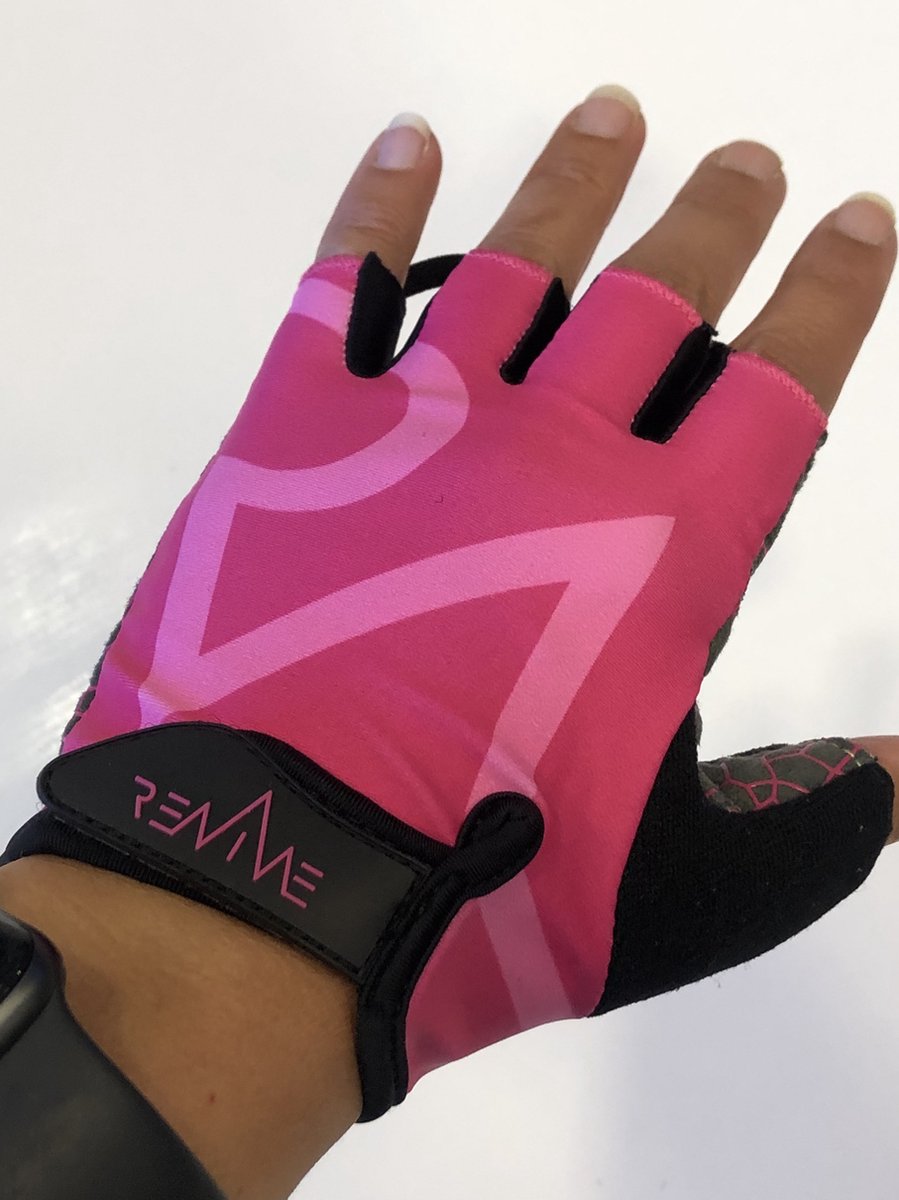 REVIVE Sporthandschoen Pink maat S- extra grip - handige lussen