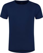 Rogelli Promo Sportshirt - Korte Mouwen - Heren - Donkerblauw - Maat L