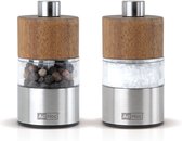 AdHoc Acia Mini Moulin à Poivre et Sel - Bois - 6,2 cm - 2 pièces