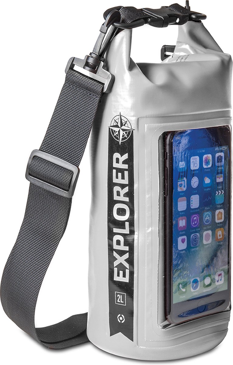 Celly - Explorer Rugtas Waterdicht met Telefoon Compartment 2 liter - Kunststof - Groen
