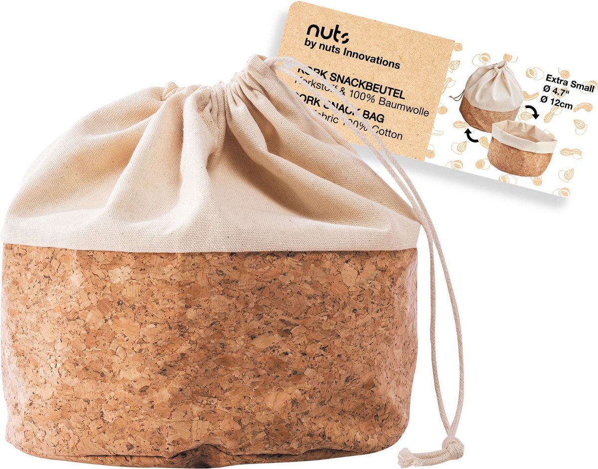 Bee's Wax - Vershoudzak ø 12 cm Kurk - Kurk - Beige