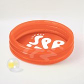 Sunnylife - Inflatable Games Zwembad Summer Spritz met Bal - PVC - Oranje