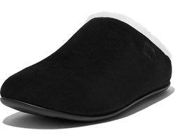 FitFlop Chrissie Shearling pantoffels zwart  - Maat 39