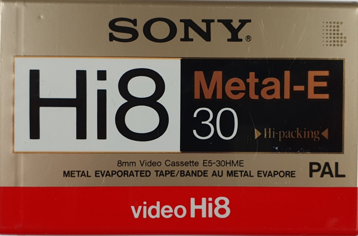 SONY Hi8 30 Minuten Hi8 HME Metal Evaporated Cassette