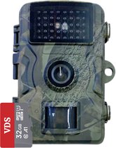 Professionele Wildcamera 16MP met Nachtzicht - Wildlife camera - Waterdicht - Incl. 32GB SD Kaart & 4x AA Batterijen - Buiten camera met nachtzicht - Jachtcamera
