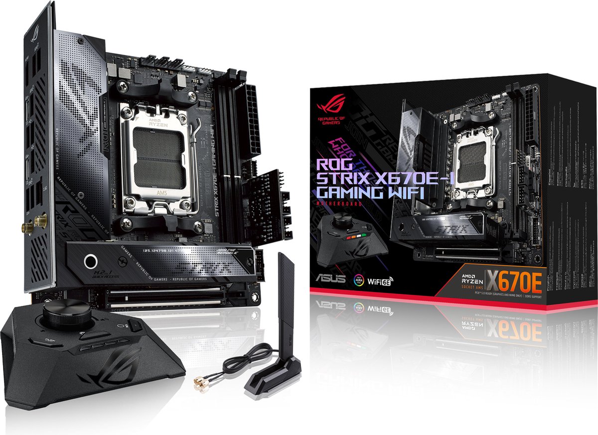 Motherboard Asus ROG STRIX X670E-I GAMING WIFI AMD AM5 AMD X670 AMD - ASUS