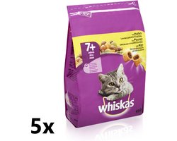 Whiskas - Katten Droogvoer - Senior - Kip - 5x800g
