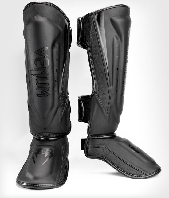 Protèges-tibias Venum Elite Evo Kickboxing Noir Zwart Zwart M