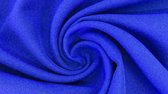 Texturé / Burlington Stof Uni - Kobalt Blauw 5 - 1 Meter