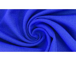 Texturé / Burlington Stof Uni - Kobalt Blauw 5 - 1 Meter