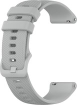 Siliconen Sport Bandje Geschikt voor Samsung Galaxy Watch 5 / Pro / 4 / 3 / Active 2 - Grijs