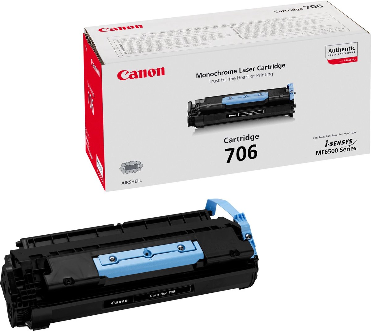Canon 706 Tonercartridge - Zwart