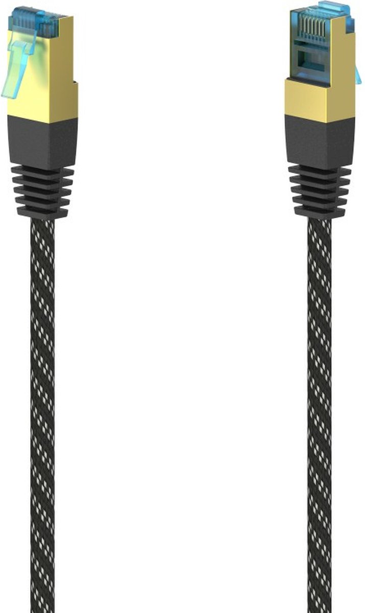 Hama 00201003 netwerkkabel Zwart, Zilver 3 m Cat6 F/UTP (FTP)