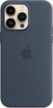 Origineel Apple iPhone 14 Pro Max Hoesje MagSafe Silicone Case Blauw