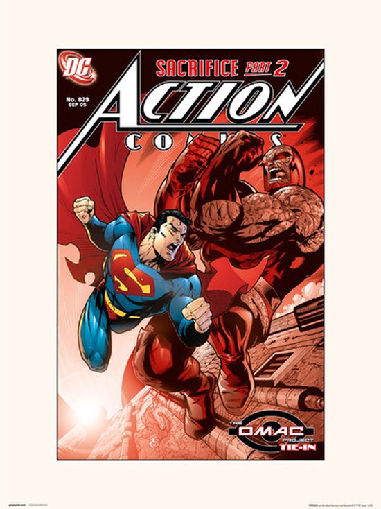 MARVEL DC ACTION COMICS 829 - Art Print 30x40 cm