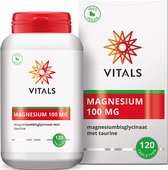 Vitals - Magnesiumbisglycinaat met Taurine - 100 mg - 120 tabletten