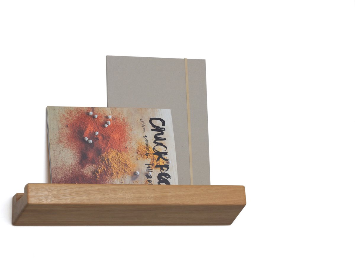 LookShelf 50cm door Daphna Laurens voor Vij5 - massief eiken design boekenplank behandeld met Osmo hardwax olie