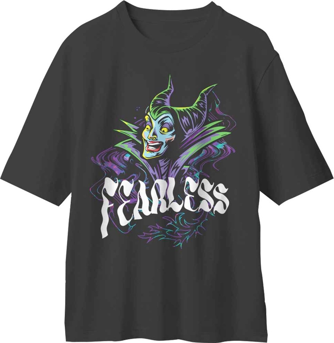 Disney Sleeping Beauty Unisex Tshirt -XL- Fearless Maleficent Zwart
