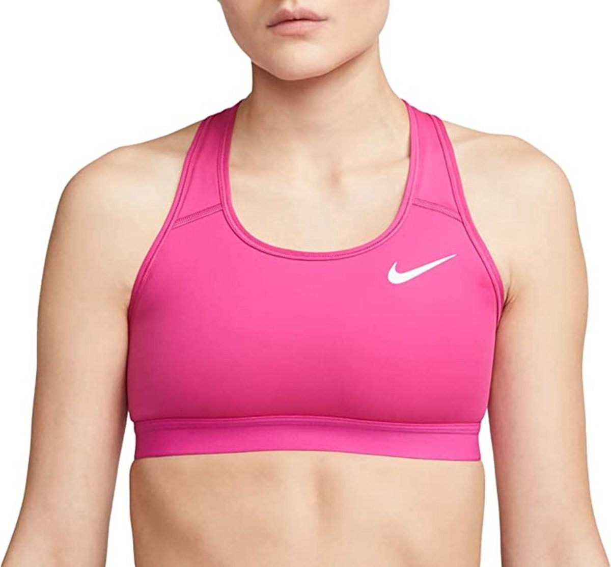 Brassière de sport Nike Medium Support - Rose - Taille L | bol.com
