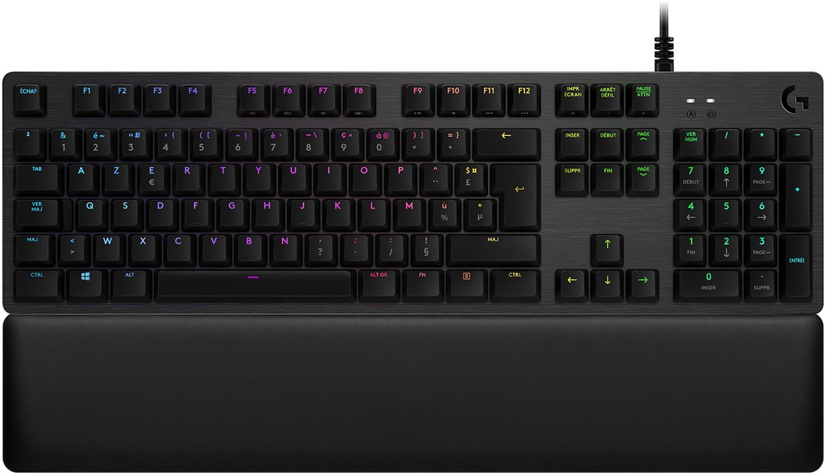 Logitech G513 - Mechanisch Gaming Toetsenbord - FRANS AZERTY - Zwart
